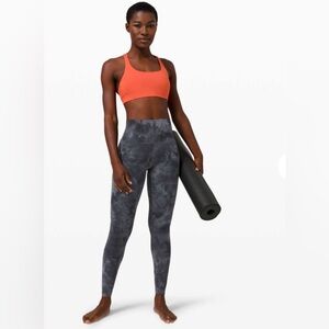 Lululemon Align High Rise Diamond Tie Dye Legging Graphite Sz 10 Yoga Athleisure